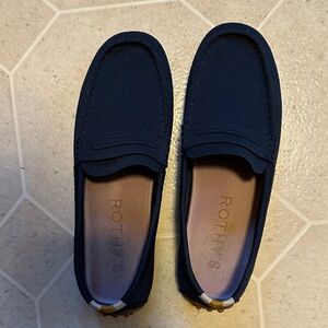 Rothy’s navy driver loafer size 8